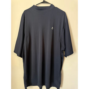 Men's FootJoy Navy Short Sleeve Tee XL with White Logo